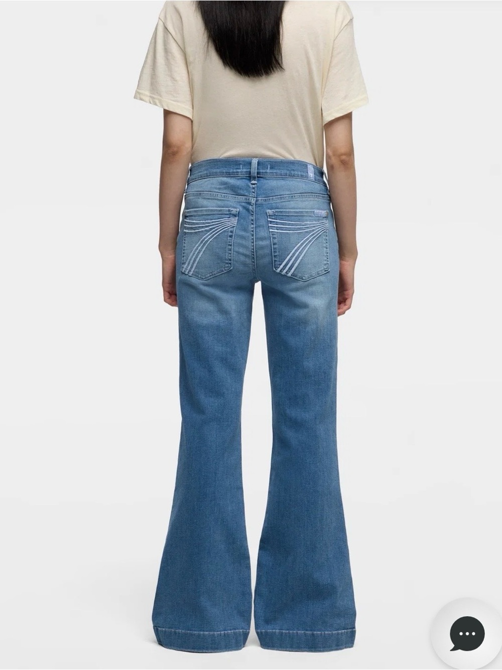 7 For All Mankind Light Blue Dojo Women’s Jeans 32